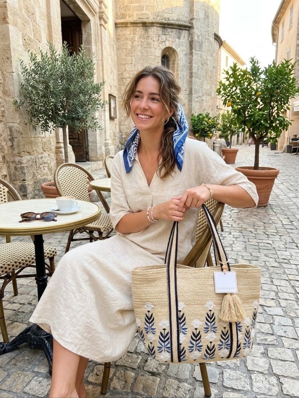 Shiraleah Natural Straw Tote